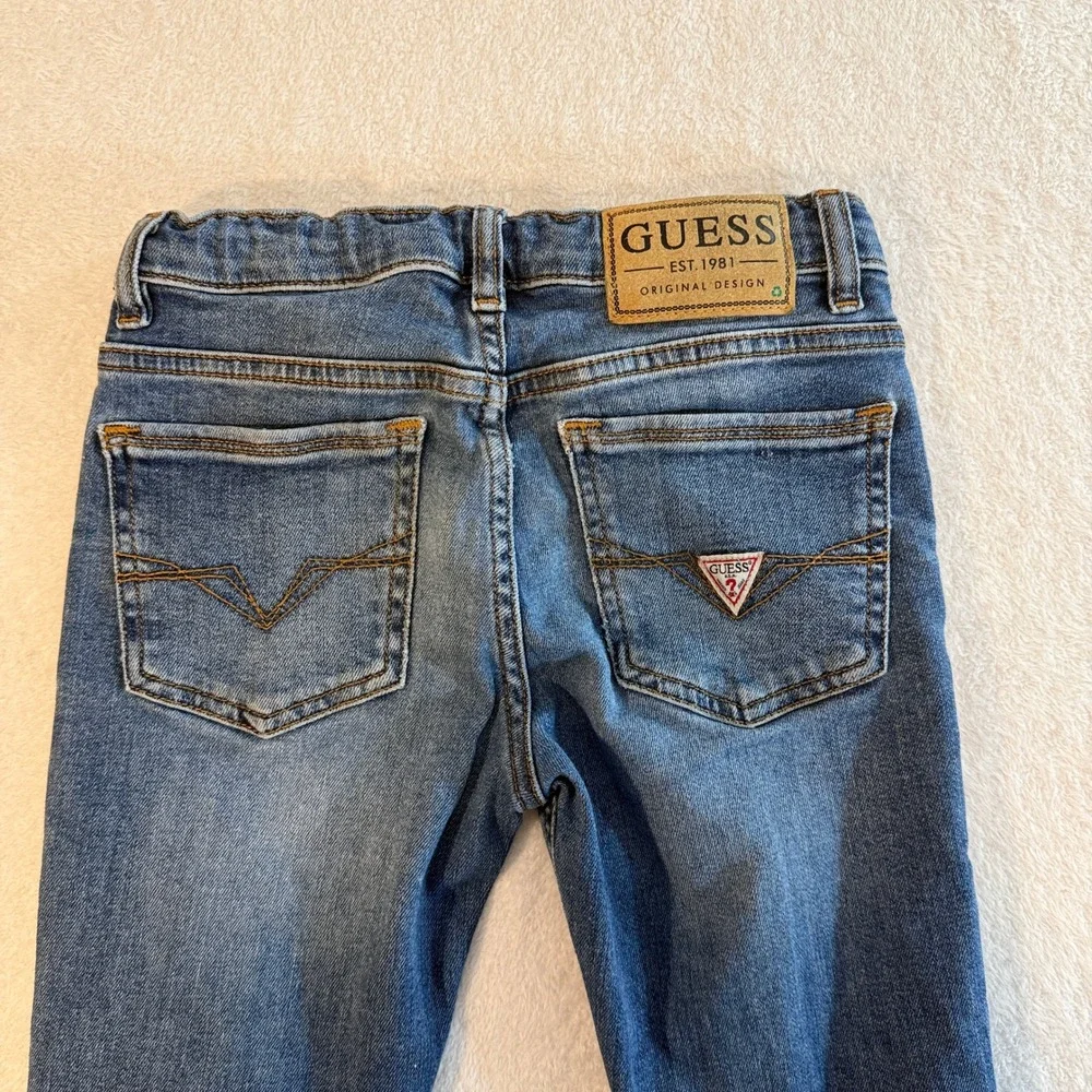 Guess Eco Skinny Fit Jeans Medium Wash Blue Denim Size 10